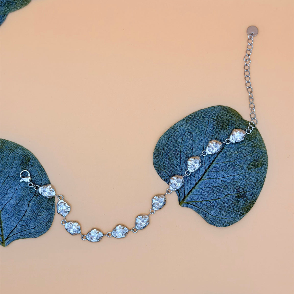 Silver Tear Drop Bracelet