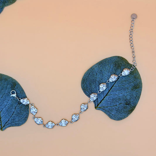 Silver Tear Drop Bracelet