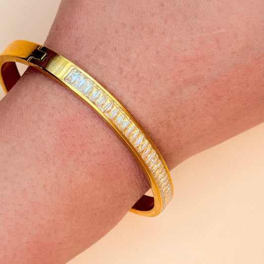 gold bangle bracelet