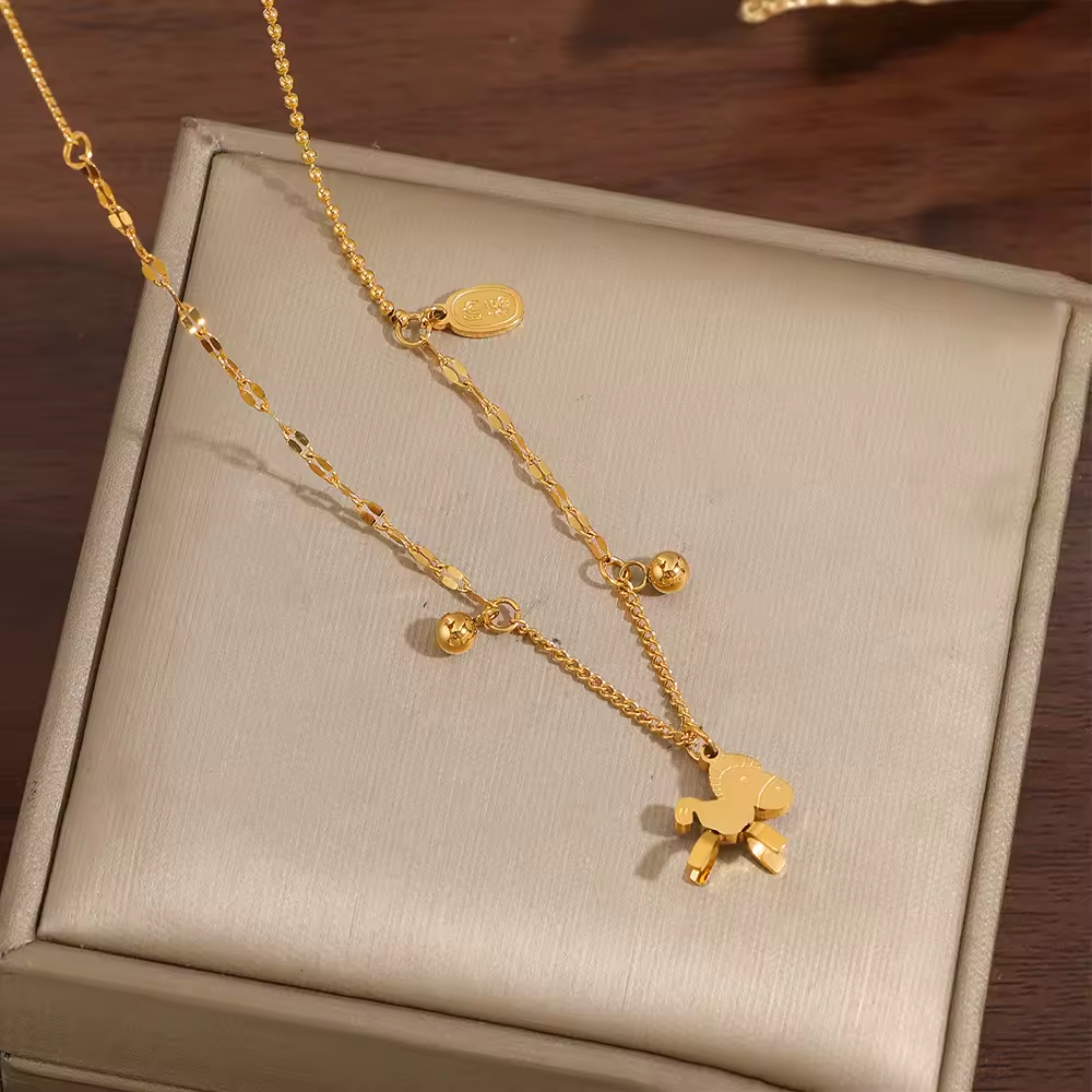 Golden Flutter Necklace