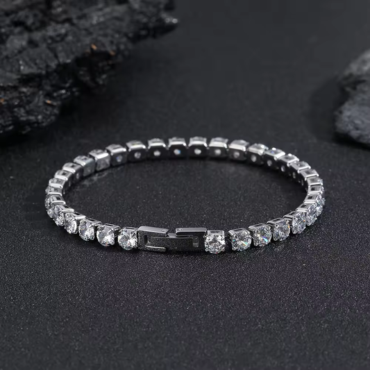 Silver Tennis Bracelet